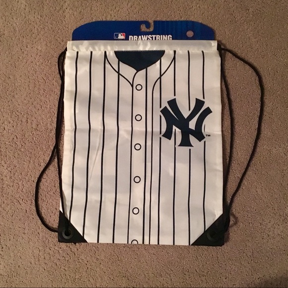 yankees drawstring backpack